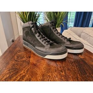 RARE Adidas Rod Laver mid black nubuck Size 13